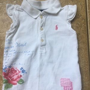 Ralph Lauren garden patchwork shirt 18 mos EUC